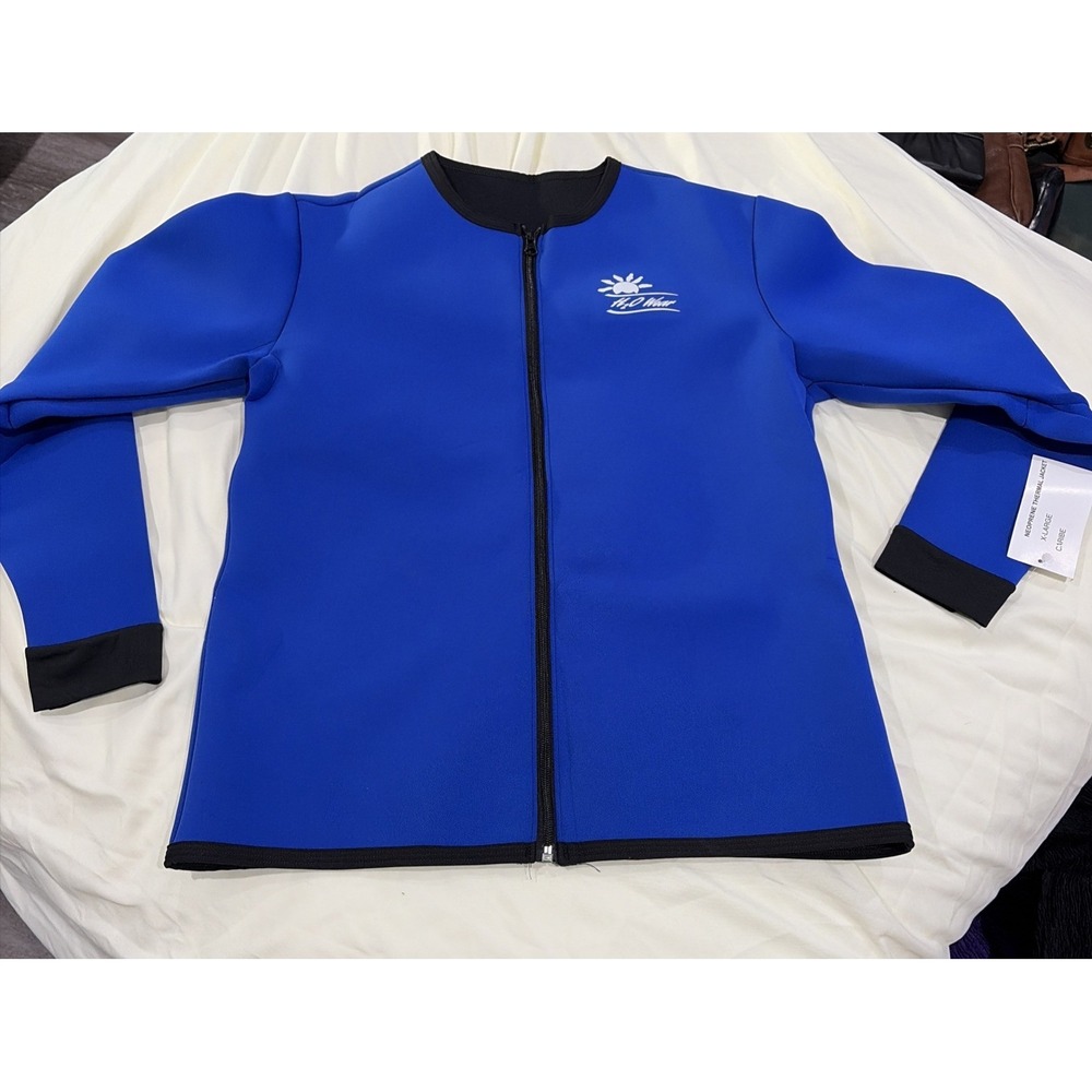 Vintage H20 Wear X-Large Neoprene Thermal Jacket Made in USA Wet Suit Top